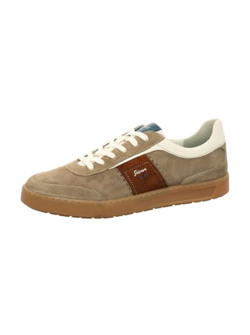 Sioux Sportliche Schnürschuhe in Beige