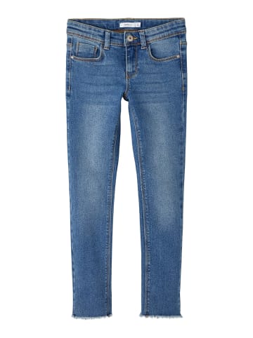 name it Jeanshose slim fit in medium blue denim