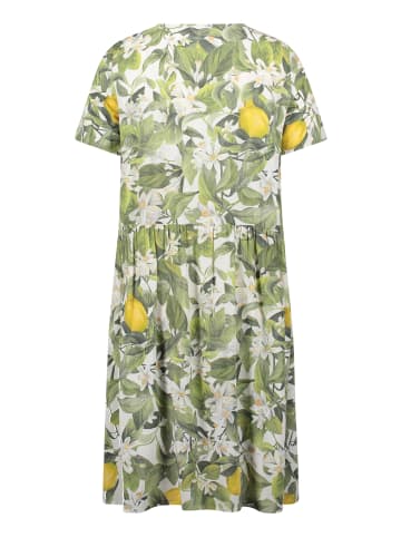 CARTOON Casual-Kleid mit Eingrifftaschen in Cream/Green