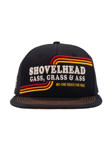 King Kerosin King Kerosin Flat Brim Cap Shovelhead in schwarz