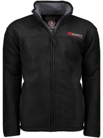 Geographical Norway Fleecejacke in Schwarz