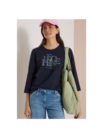 Cecil T-Shirt in urban dark blue