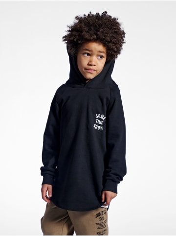 Sometime Soon Kapuzenpullover Raglanärmel Stmmontery Hoodie Kinder in BLACK