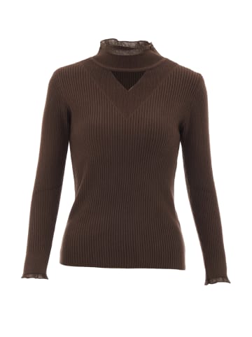 caspio Strickpullover in Braun