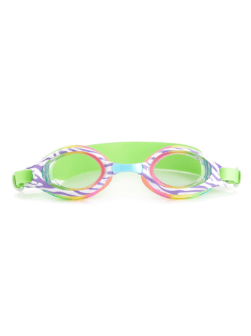 Aqua2ude Schwimmbrille für Kinder Gestreifter 100% Silikon Ab 3 Jahren mit Etui