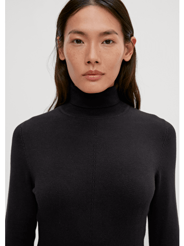 comma Pullover langarm in Schwarz