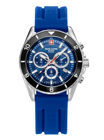 Swiss Alpine Military by Grovana Analoguhr für Herren in blau