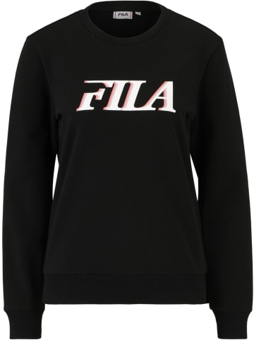 Fila Hoodie "Lokeren Graphic Crew Sweat" in Schwarz