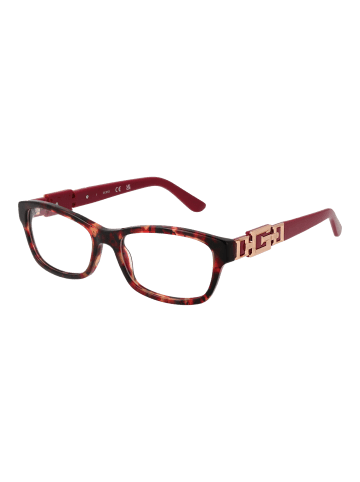 Guess Damen Optische Fassungen Rechteck Rot