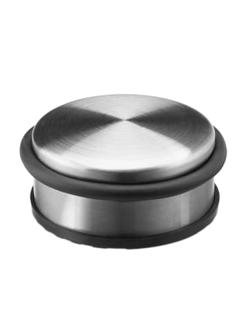 relaxdays Türstopper in Silber - (H)4,5 x Ø10 cm