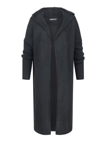 Cloud5ive Cloud5ive Knit Cardigan with hood in black