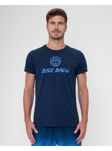 BIDI BADU Beach Spirit Logo Chill Tee in Dark blue