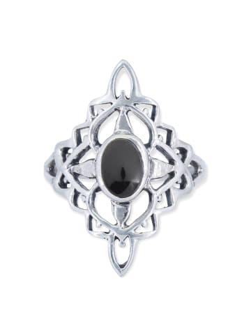 mantraroma 925er Silber - Ringe mit Onyx