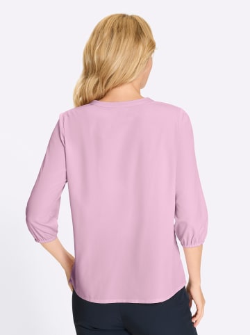 Sieh an! 3/4-Arm-Bluse in rosé