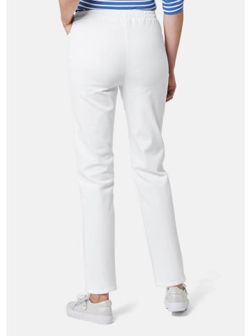 GOLDNER Bequeme Jeansschlupfhose Louisa in weiß