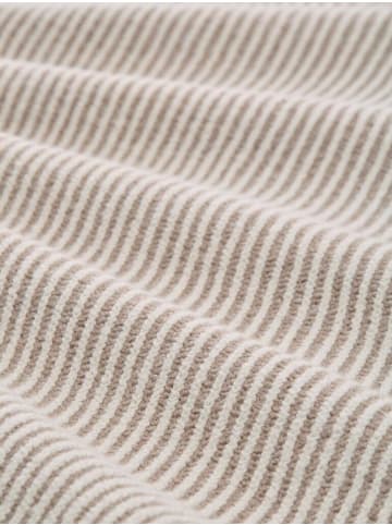 Tom Tailor Pullover in soft taupe rib structure