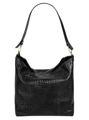 Samantha Look Shopper echt Leder in schwarz
