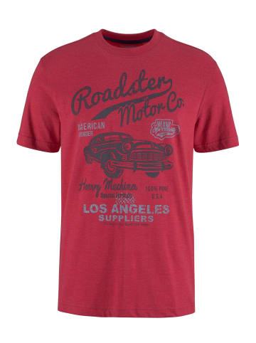 ARIZONA T-Shirt in rot-meliert