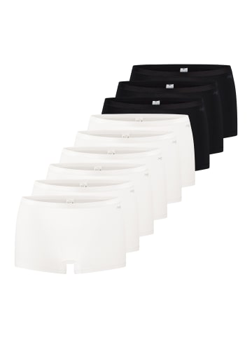 Sloggi Short Slip GO Daily Cotton in Weiß / schwarz