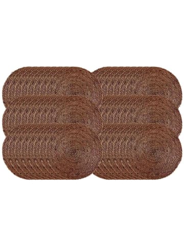 Ritzenhoff & Breker Platzmatten Sorella ø 35 cm dunkelbraun in dunkelbraun