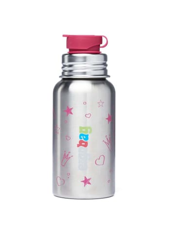 Ergobag Zubehör - Pura 500 ml Edelstahl Trinkflasche in Prinzessin