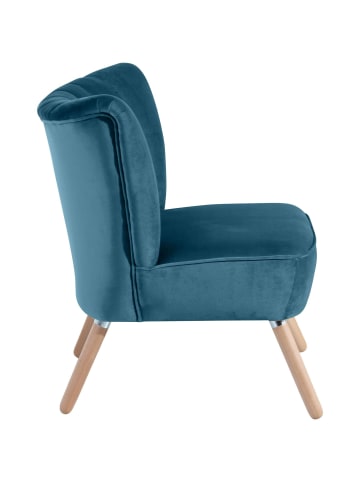 others SESSEL Kadisha Bezug Samtvelours Buche natur / petrol