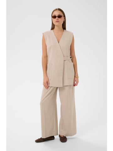 Soaked in Luxury Pants Suiting SLSofia Lockere Passform in White Pepper