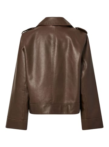 Pieces Bikerjacke in Hot Fudge