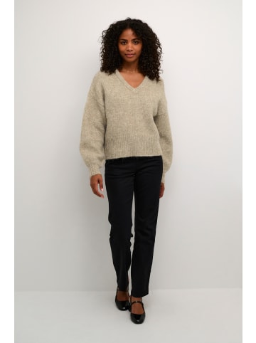 Kaffe Strickpullover KAtrina in Feather Gray Melange