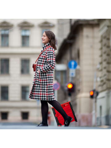 relaxdays Einkaufstrolley in Pink/ Schwarz