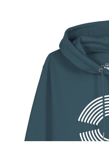 wat? Apparel Sweatshirt Abstract 01 in Petrol