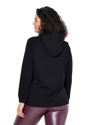 Ulla Popken Sweatshirt in schwarz