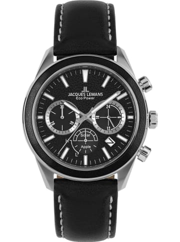 Jacques Lemans Uhr in Schwarz