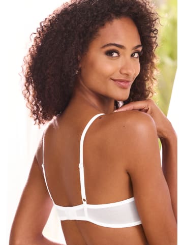 PETITE FLEUR Push-up-BH in 2x weiß + 1x schwarz