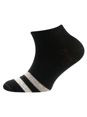 ewers 6er-Set Socken 6er Pack Sneaker Ringel in blau-schwarz