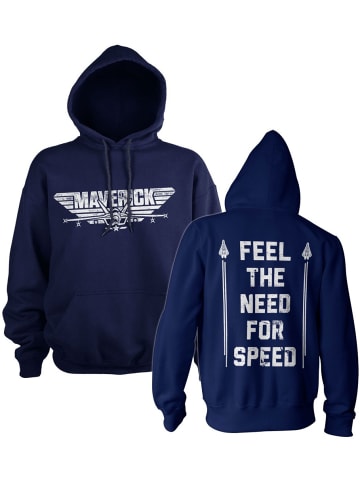TOP GUN Hoodie in Blau
