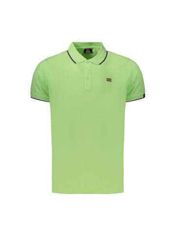 NORWAY 1963 Grün Herren Poloshirt aus Baumwolle