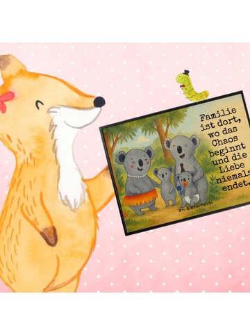 Mr. & Mrs. Panda Schreibtischauflage Koala Familie Design mit Sp... in Weiß