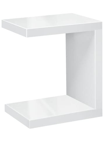 Phoenix Group AG Beistelltisch "Solina" in Weiß - (B)50 x (H)58 x (T)40cm