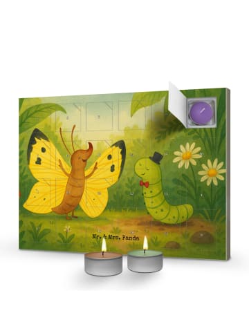 Mr. & Mrs. Panda Adventskalender Raupe Schmetterling Design ohne... in Weiß