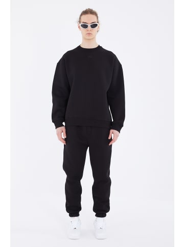 Megaman Basic Jogger Set Oversize Fit in Schwarz