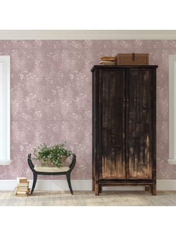 WALLPAPERS4BEGINNERS Tapete Vintage in Rosa - (W) 200 × (L) 280 cm