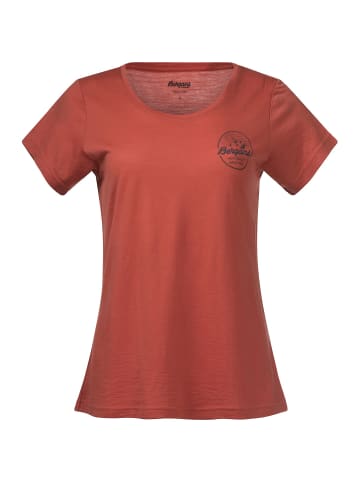 Bergans T-Shirt GRAPHIC WOOL W TEE in Orange