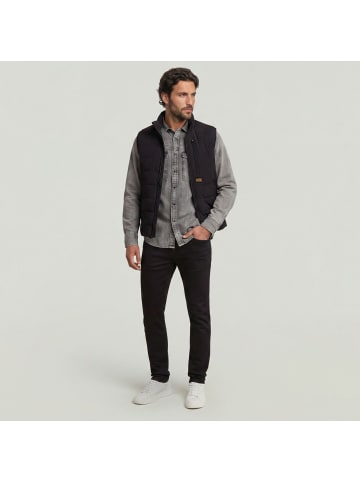 3301 Slim Jeans pitch black