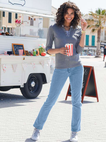 WITT WEIDEN 3/4-Arm-Shirt in grau-meliert