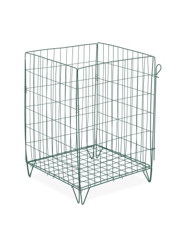 relaxdays Komposter in Grün - (B)46 x (H)68 x (T)46 cm