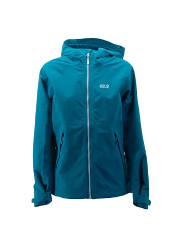 Jack Wolfskin Jacke 2L Commercial Mount Isa Texapore in Blau