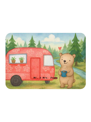 Mr. & Mrs. Panda Magnet Bär Camper Design ohne Spruch in Weiß