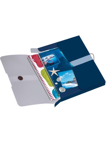 Herlitz Sammelbox Recycling PP A4 dunkelblau to go