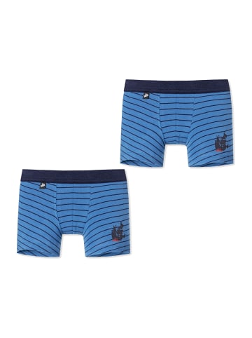 Schiesser Boxer Capt'n Sharky in Blau